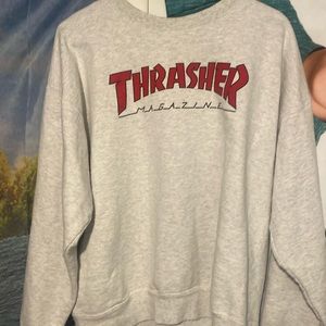 thrasher skate sweater crewneck L mens